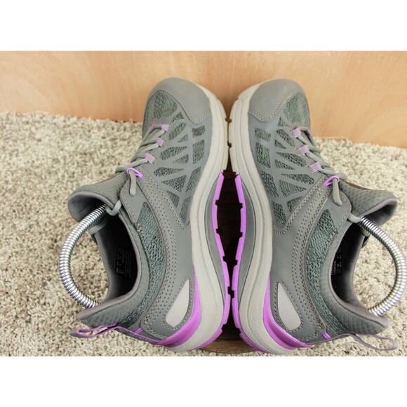 Red Wing Safety Sneakers Womens 8.5B Gray Purple Mesh Leather Work - Picture 6 of 8
